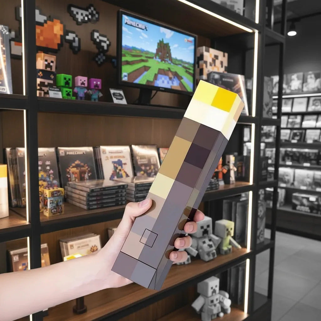 LAMPARA ESTILO MINECRAFT MULTICOLOR– Dale Vida a tu Espacio